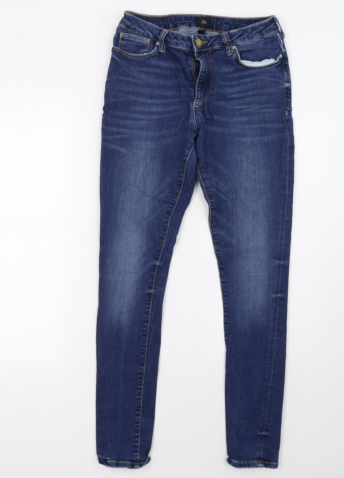 River Island Womens Blue   Skinny Jeans Size 30 L32 in