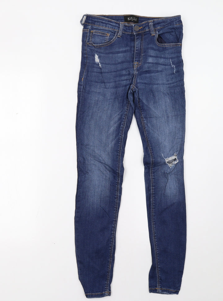 mohito Womens Blue   Skinny Jeans Size 8 L30 in