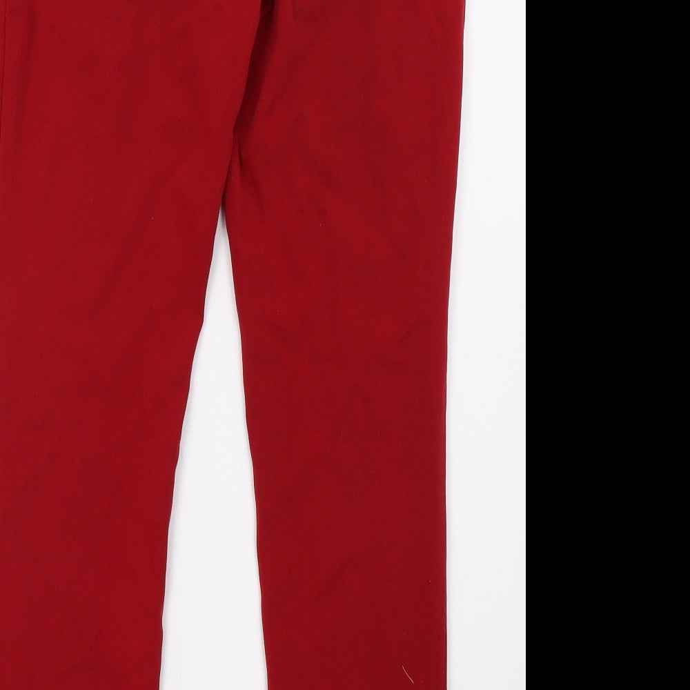 NEXT Womens Red   Trousers  Size 8 L30 in