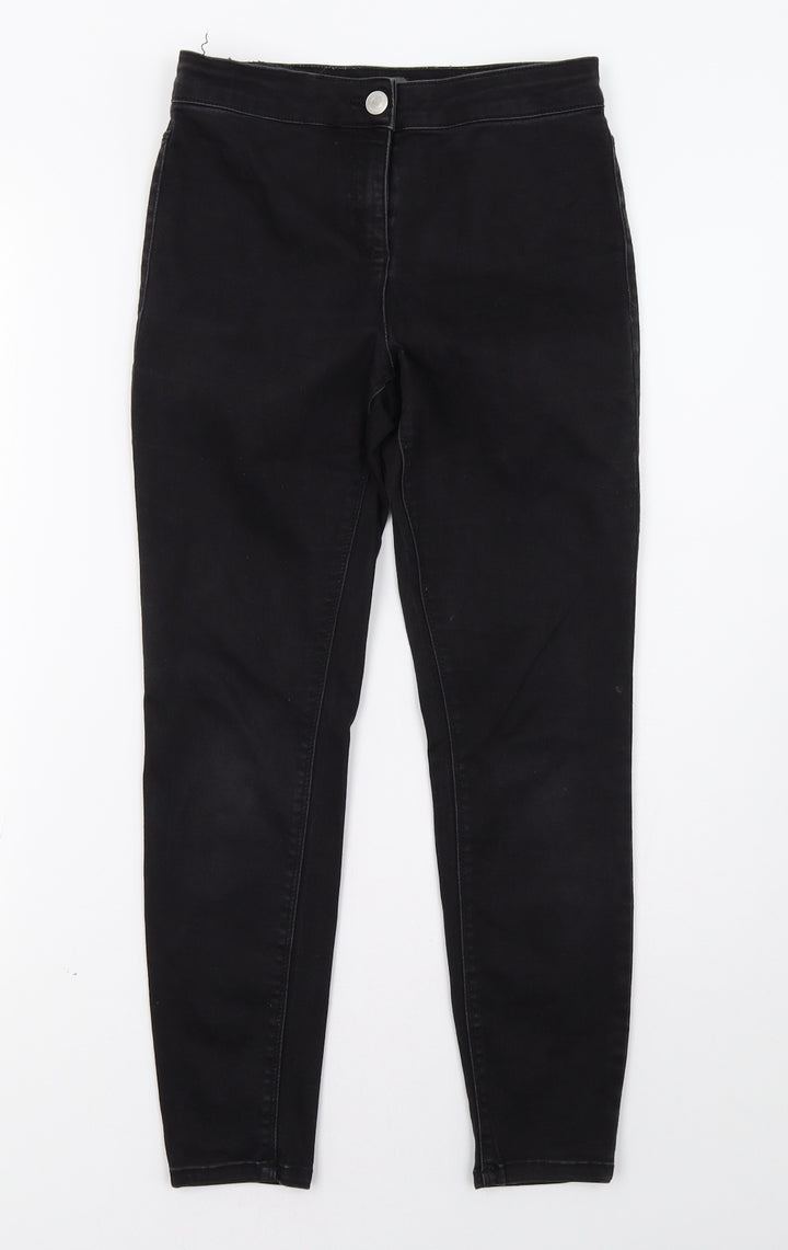 Matalan Womens Black   Skinny Jeans Size 8 L27 in