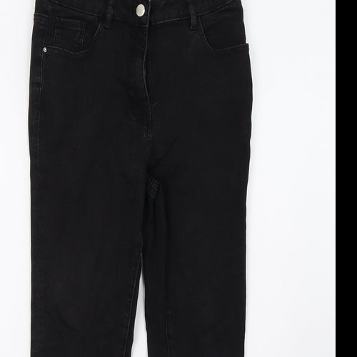 Matalan Womens Black   Straight Jeans Size 10 L28 in