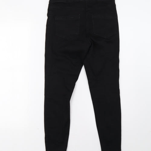 Matalan Womens Black   Skinny Jeans Size 10 L28 in