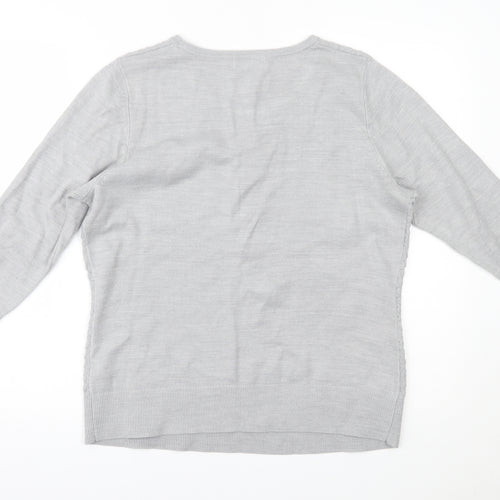 Marks and Spencer Womens Grey   Basic Blouse Size 16