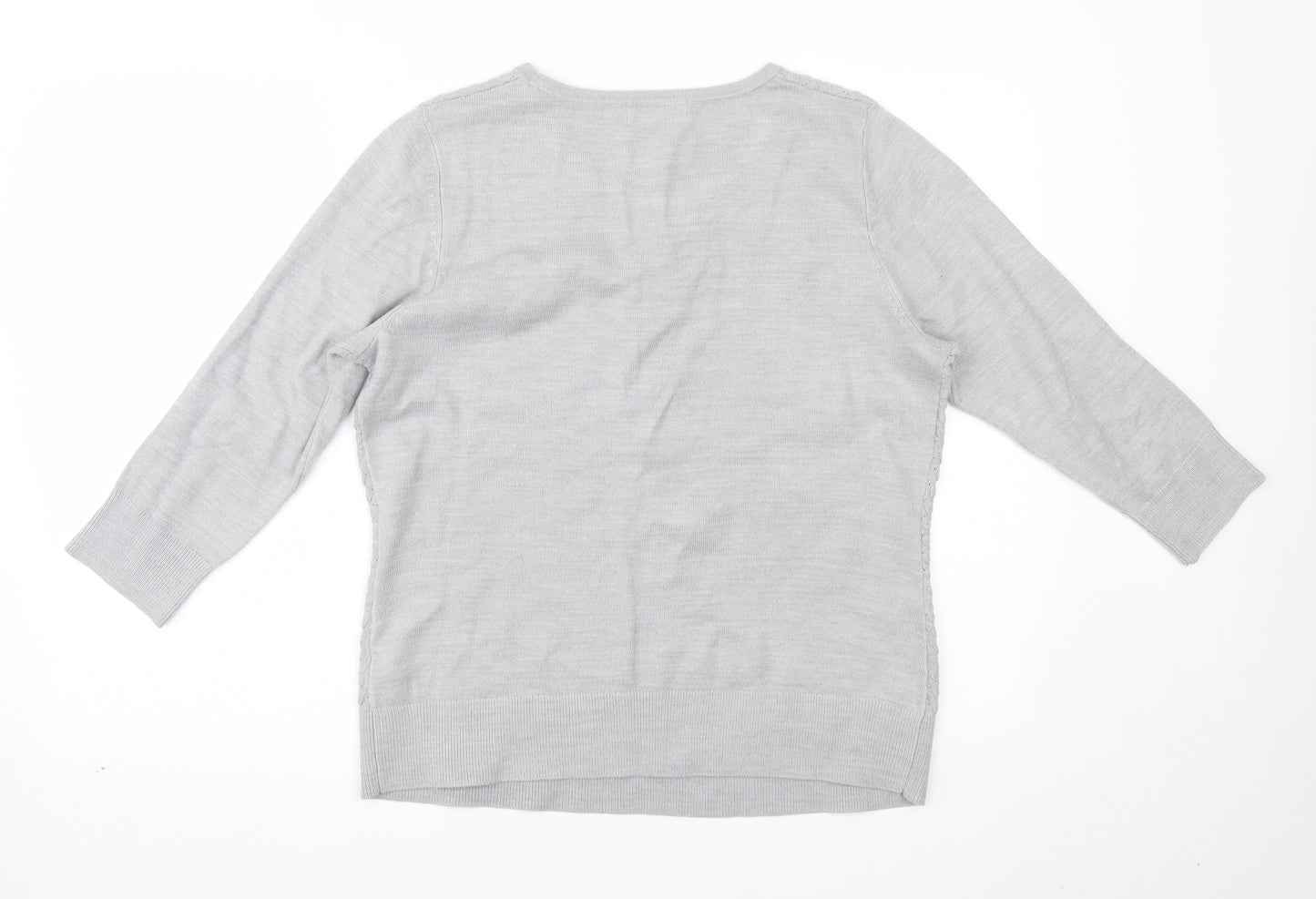 Marks and Spencer Womens Grey   Basic Blouse Size 16