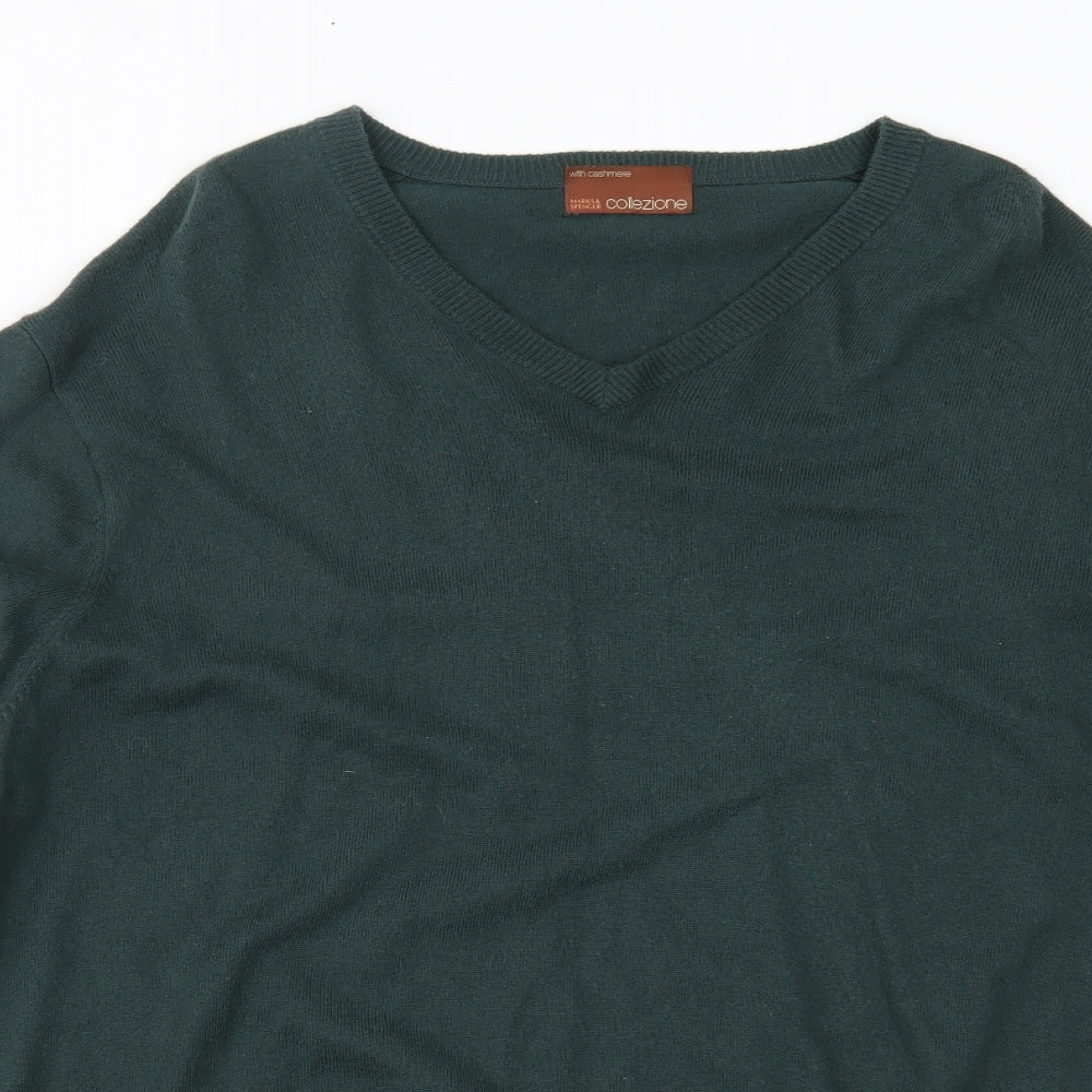 Marks and Spencer Mens Green   Pullover Jumper Size XL