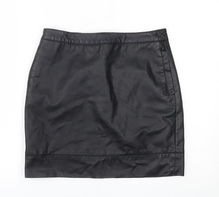Dorothy Perkins Womens Black Mini Skirt Size 8