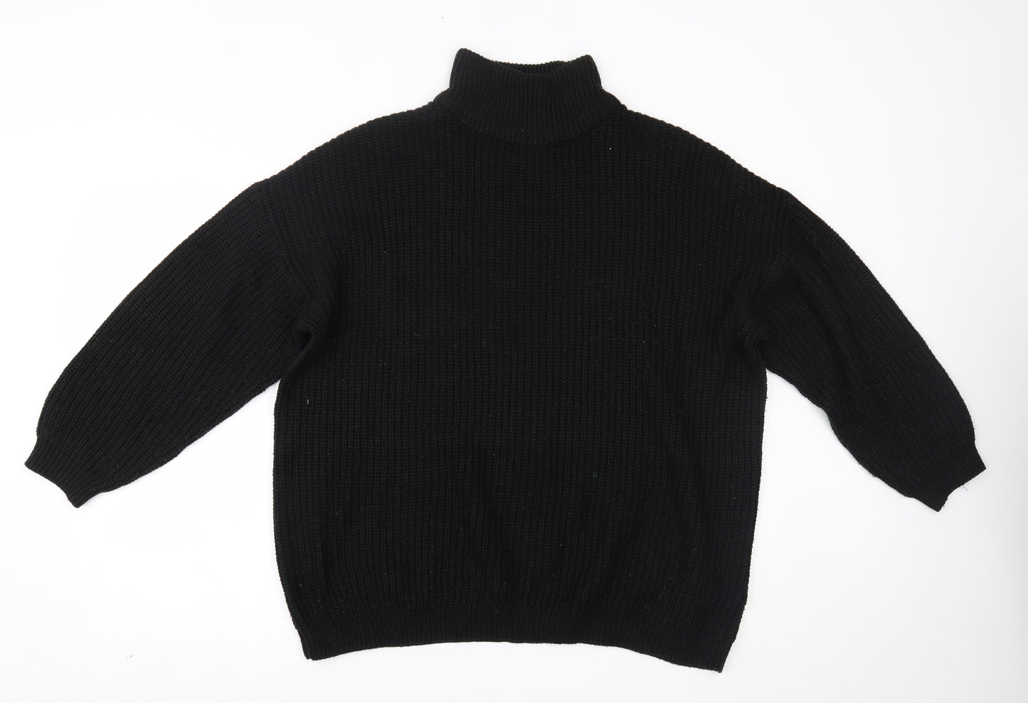 H&M Womens Black   Pullover Jumper Size M