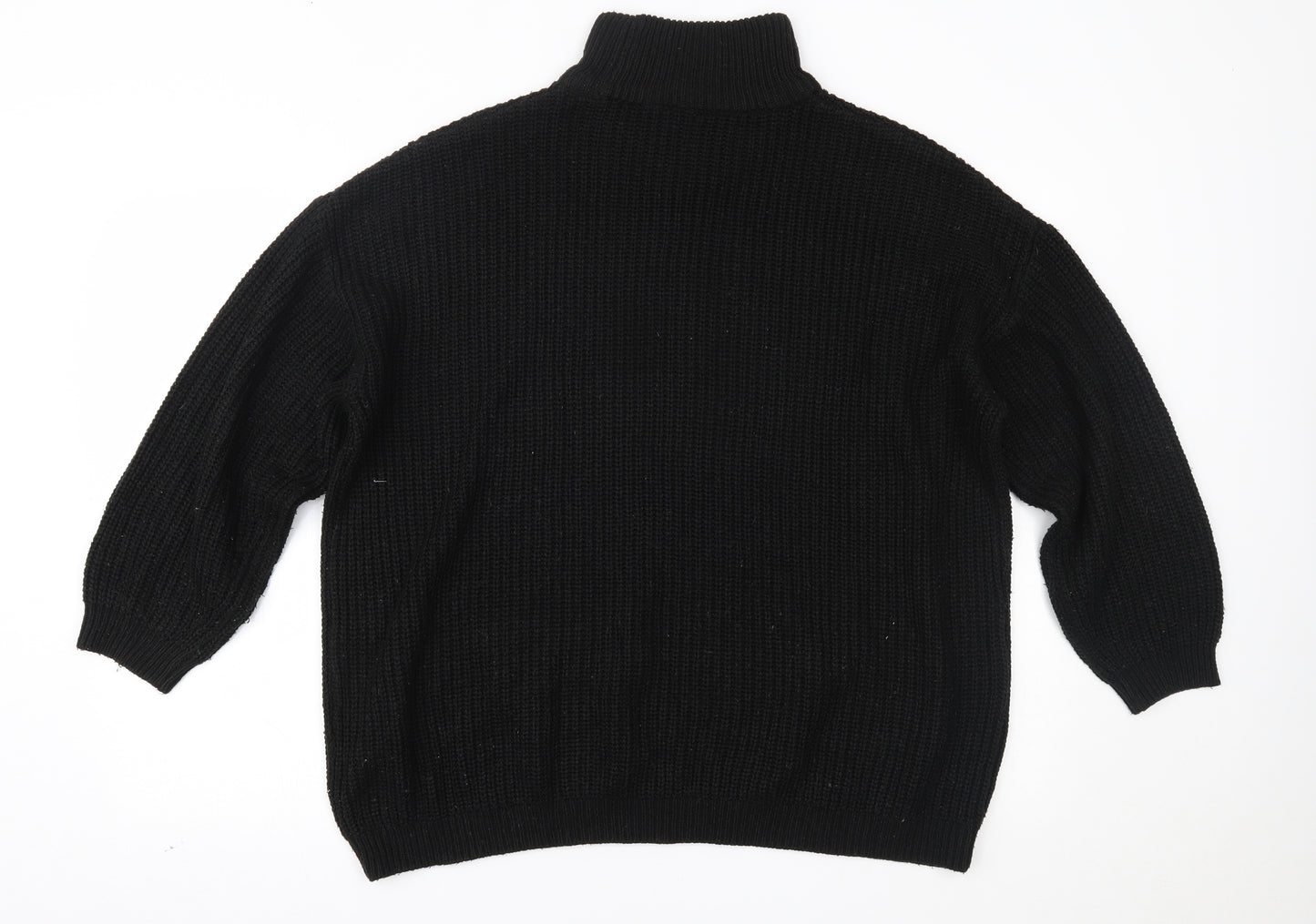 H&M Womens Black   Pullover Jumper Size M