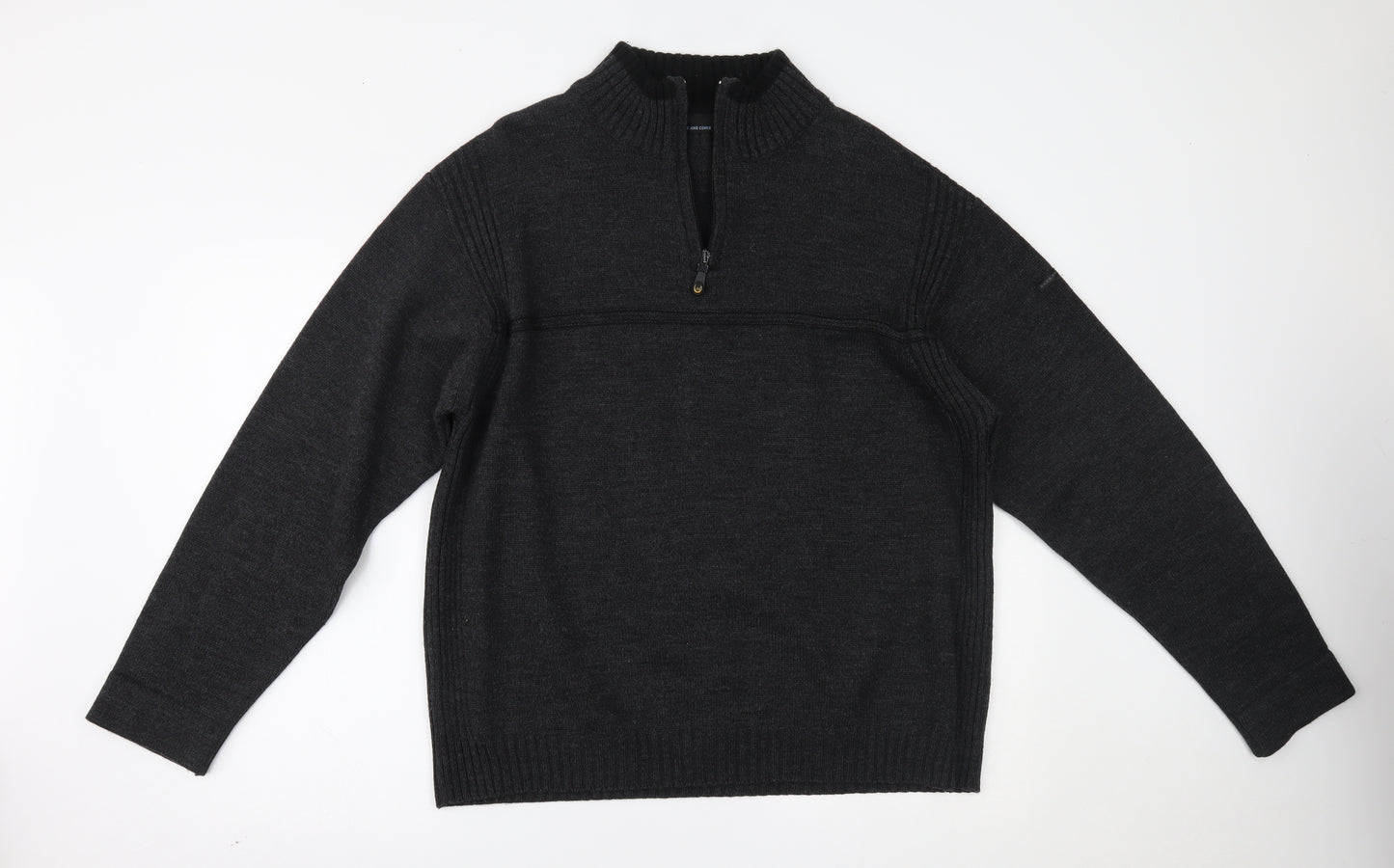 Duck and Cover Mens Black   Pullover Jumper Size XL