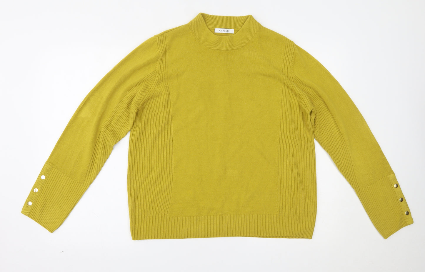 Marks and Spencer Womens Yellow   Basic Blouse Size 16