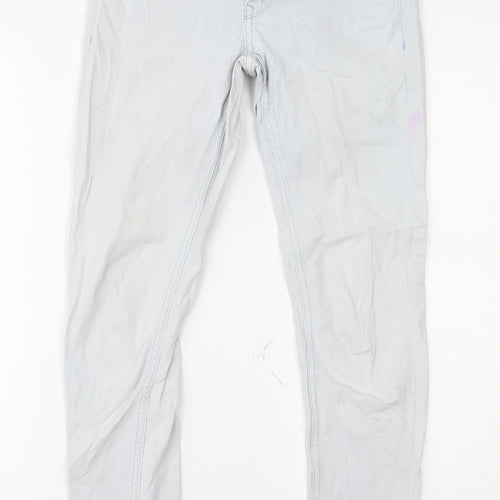 H&M Womens Blue  Denim Skinny Jeans Size 10 L28 in