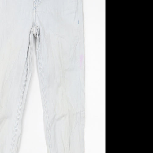 H&M Womens Blue  Denim Skinny Jeans Size 10 L28 in