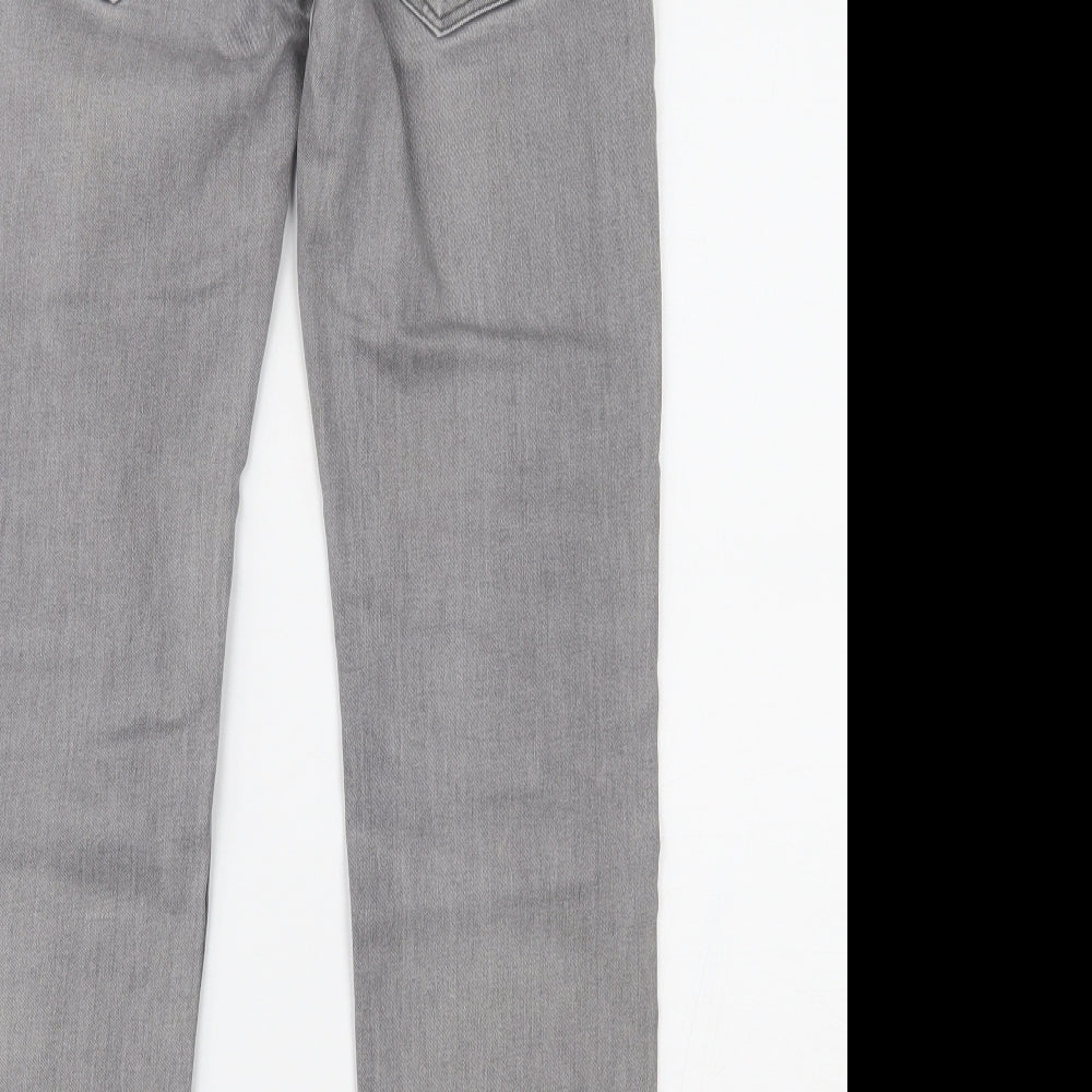 Burton Mens Grey  Denim Straight Jeans Size 34 L32 in