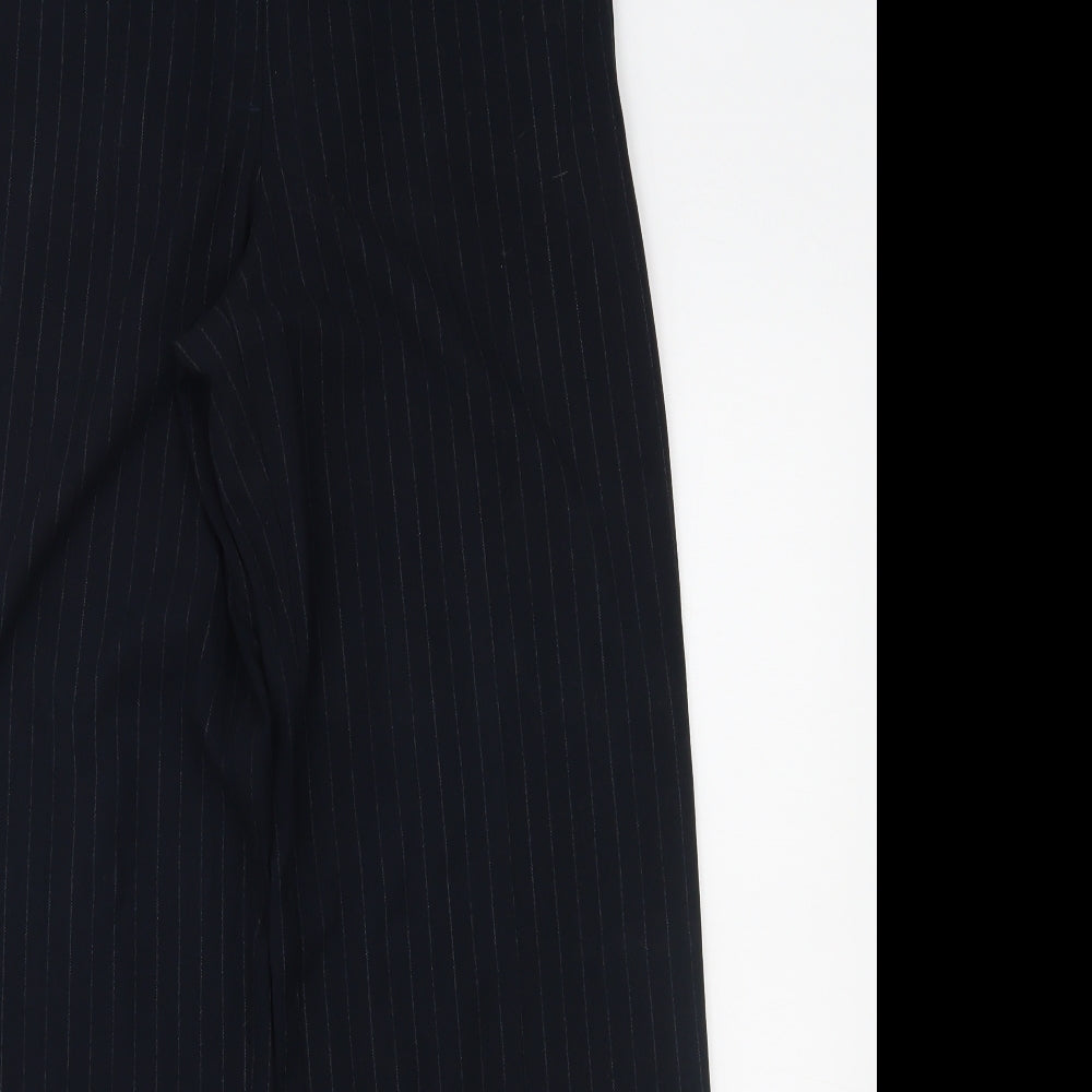 TU Womens Blue Striped  Trousers  Size 10 L29 in