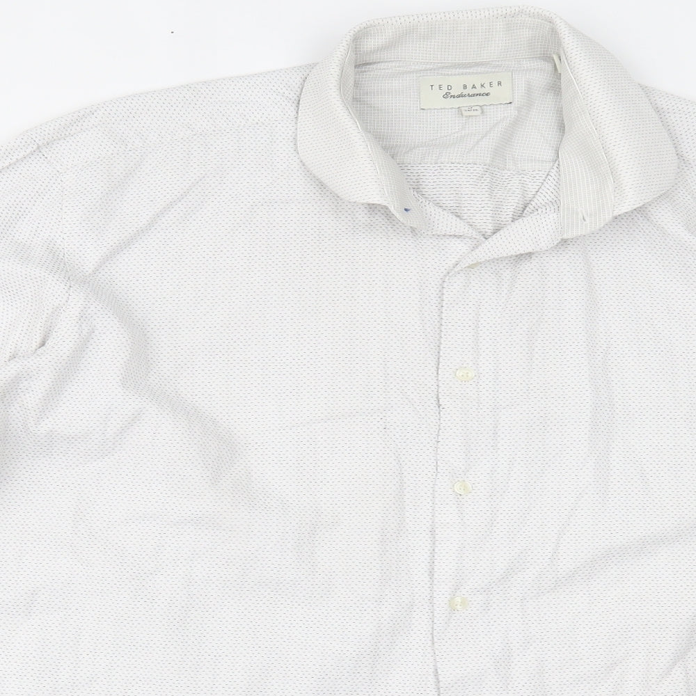 Ted Baker Mens White    Dress Shirt Size 17