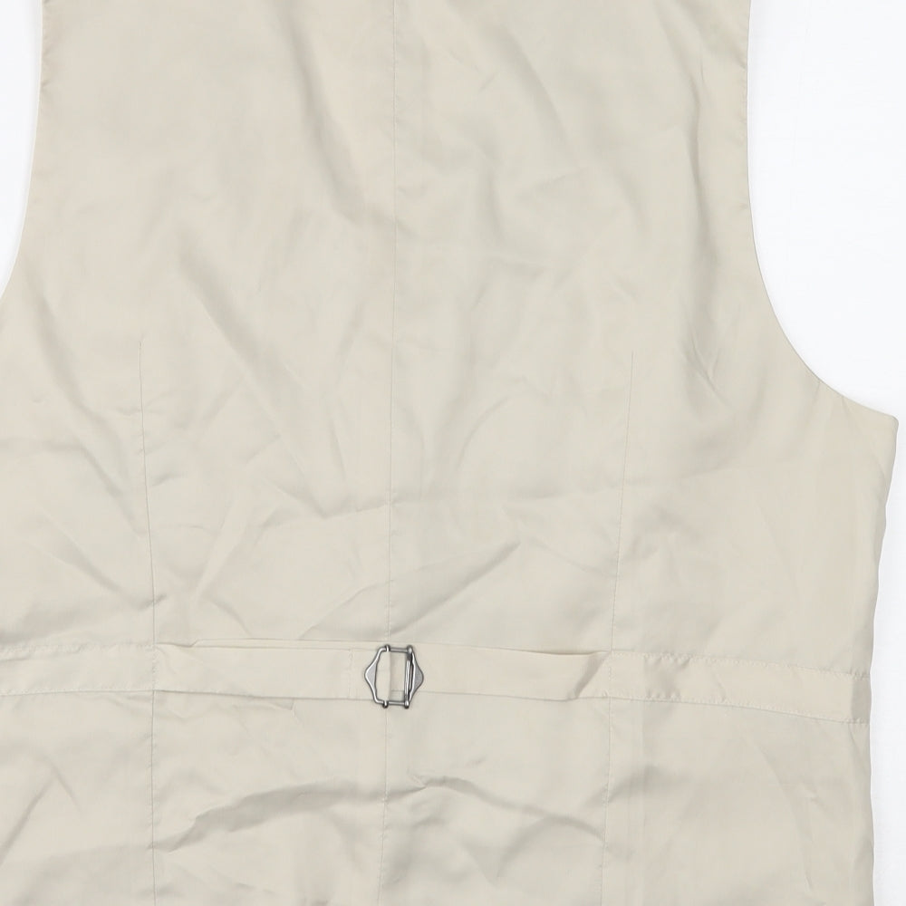 Marks and Spencer Mens Grey   Jacket Suit Waistcoat Size L