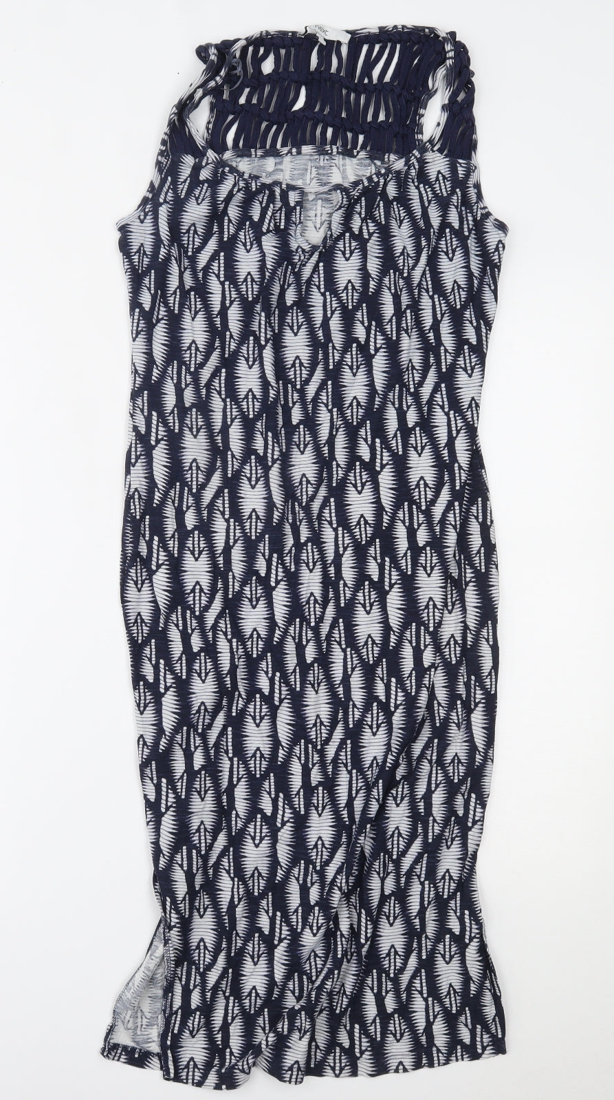 NEXT Womens Blue Geometric  Maxi  Size 6