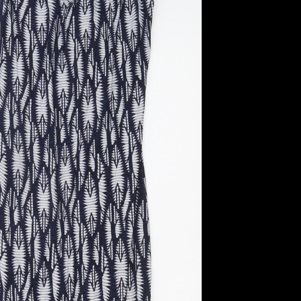 NEXT Womens Blue Geometric  Maxi  Size 6