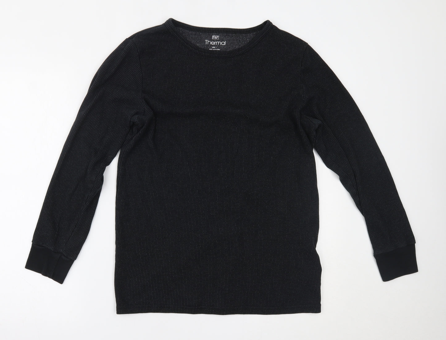 F&F Mens Black   Basic Casual Size L