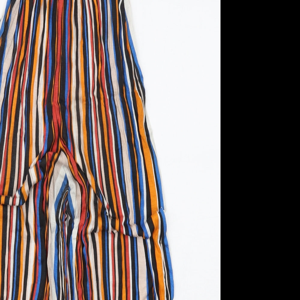 Boohoo Womens Multicoloured Striped  Playsuit One-Piece Size 6
