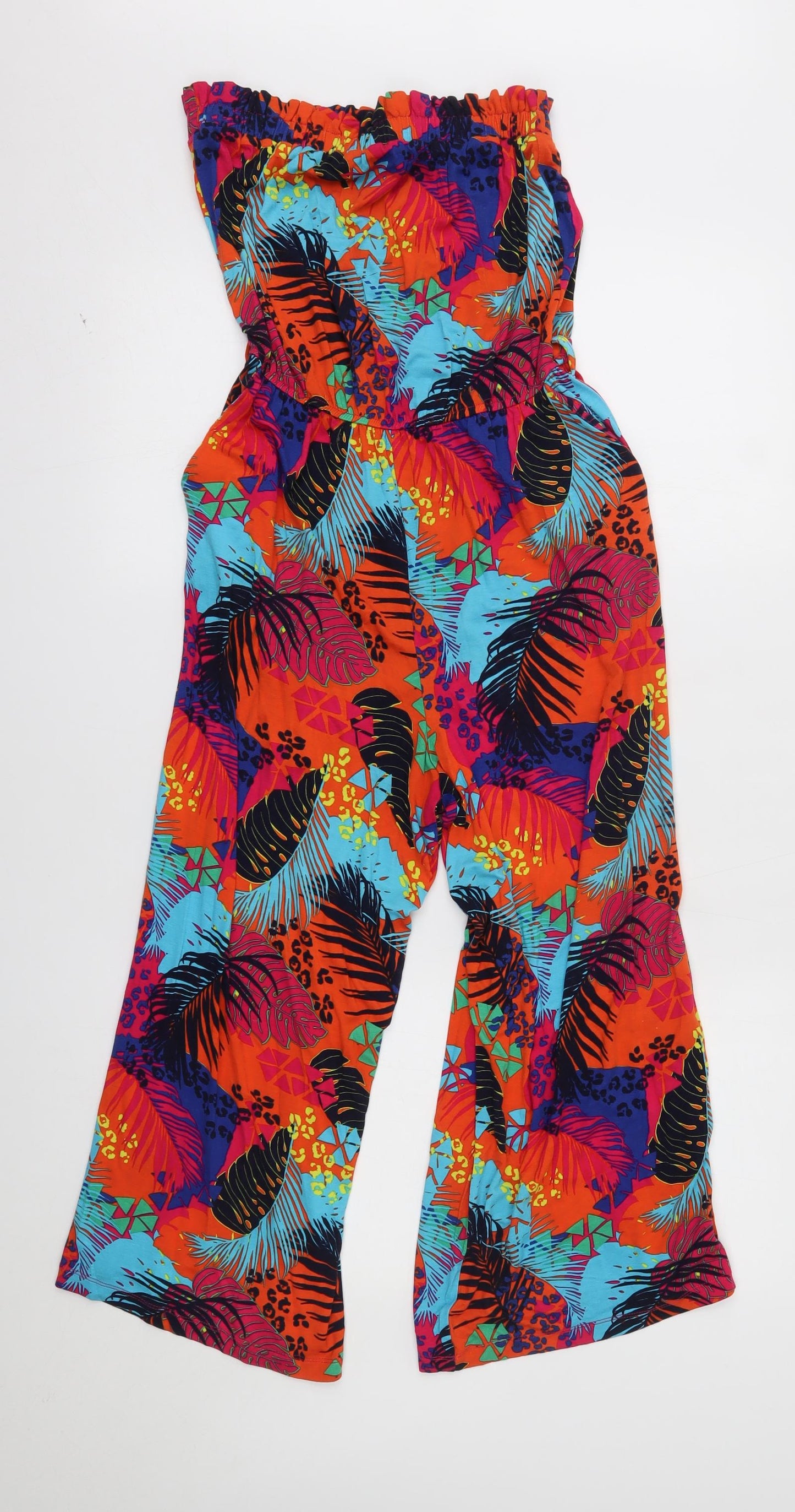 George Womens Multicoloured Floral  Playsuit One-Piece Size XS