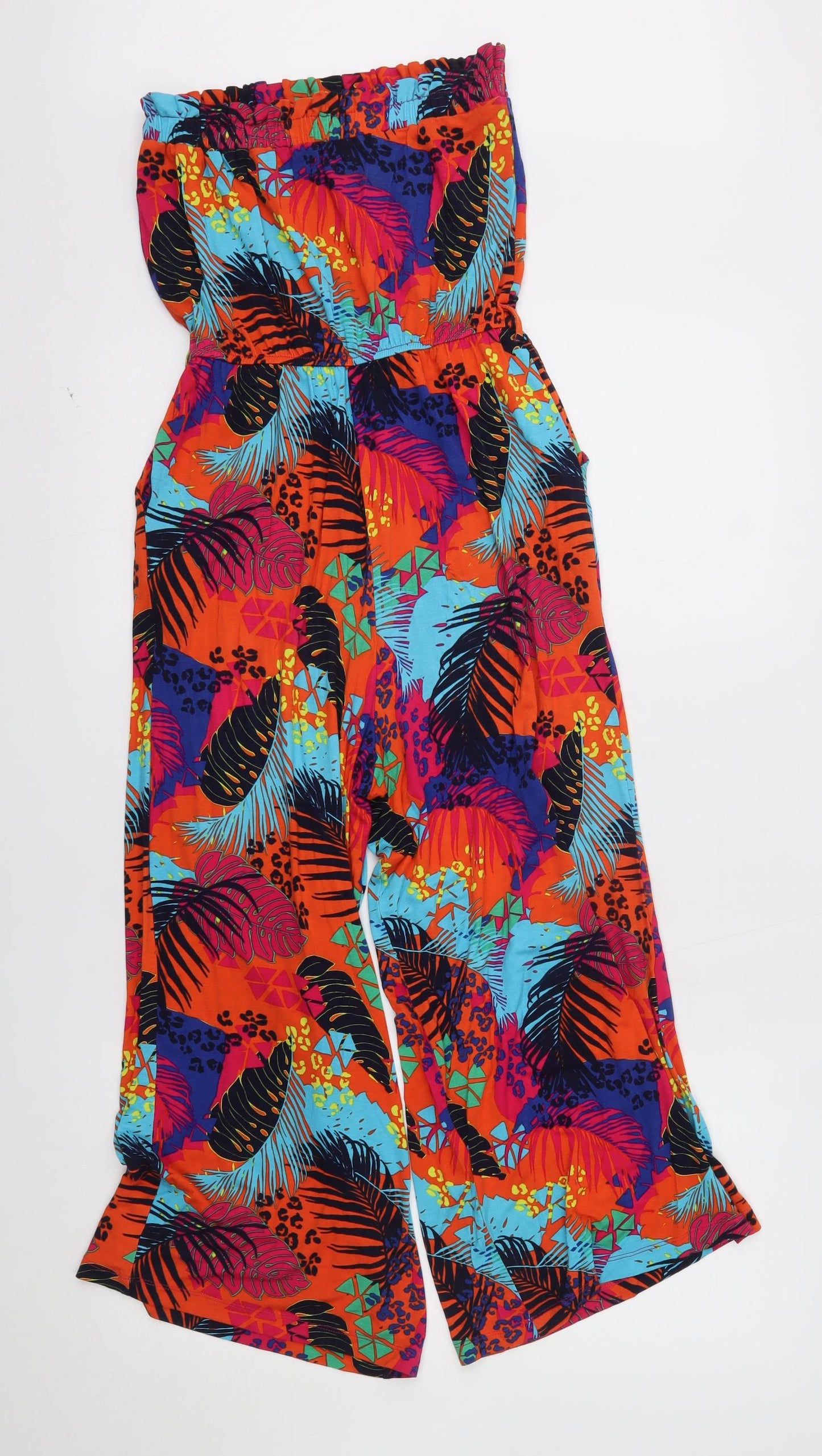 George Womens Multicoloured Floral  Playsuit One-Piece Size XS