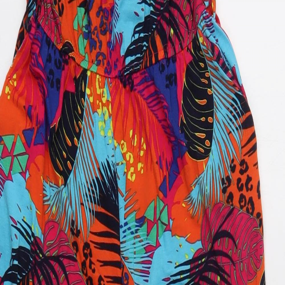 George Womens Multicoloured Floral  Playsuit One-Piece Size XS