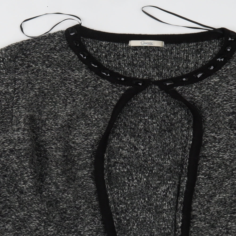 Marks and Spencer Womens Grey   Cardigan Jumper Size 20