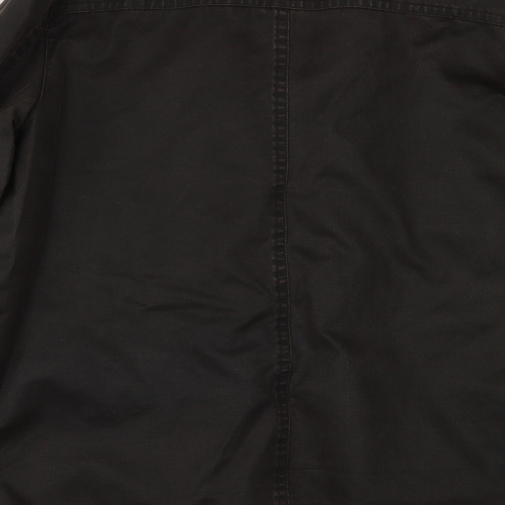 GREENWOODS Mens Brown   Overcoat Coat Size M