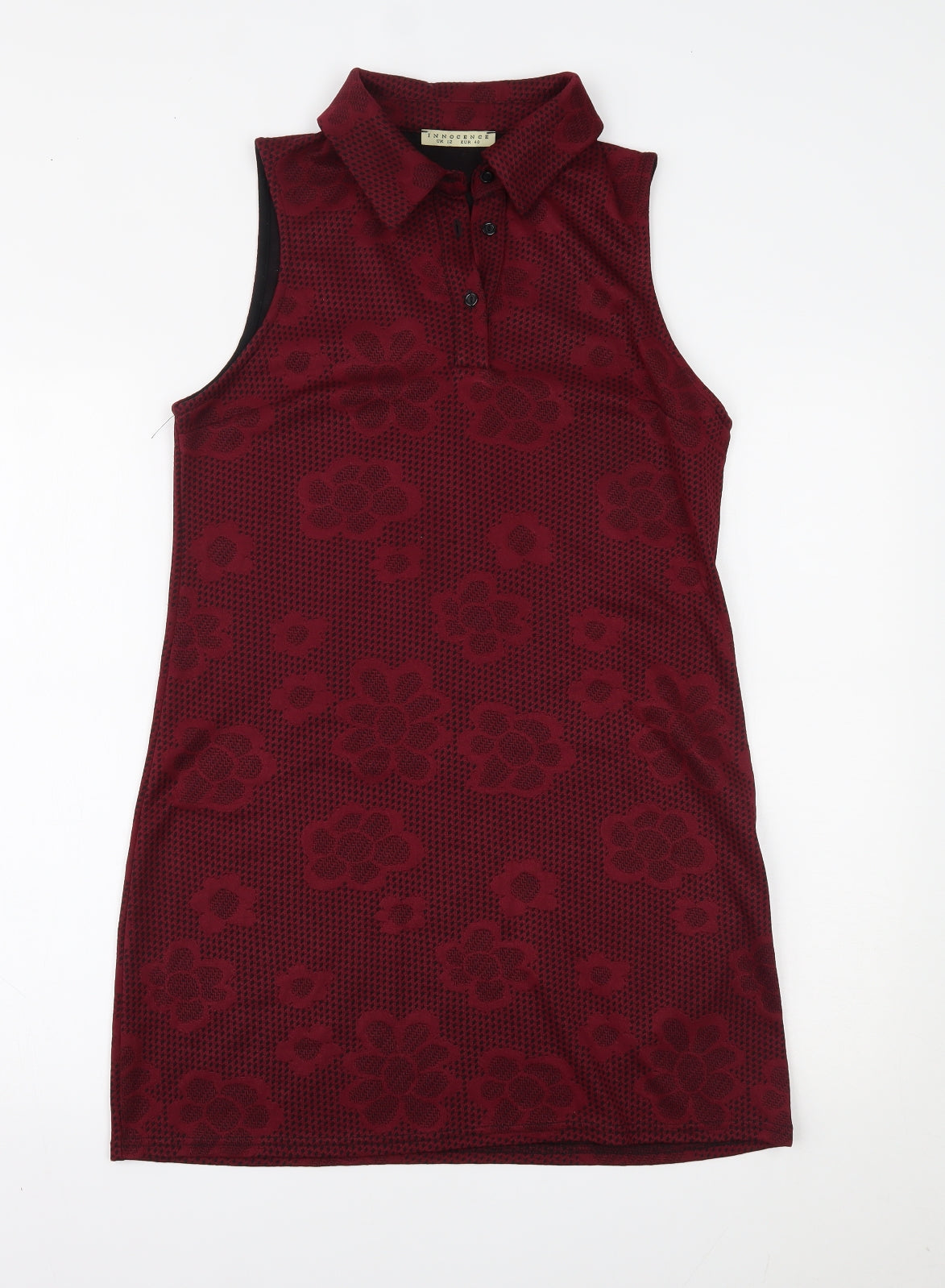 Innocence Womens Red Floral  Bodycon  Size 12