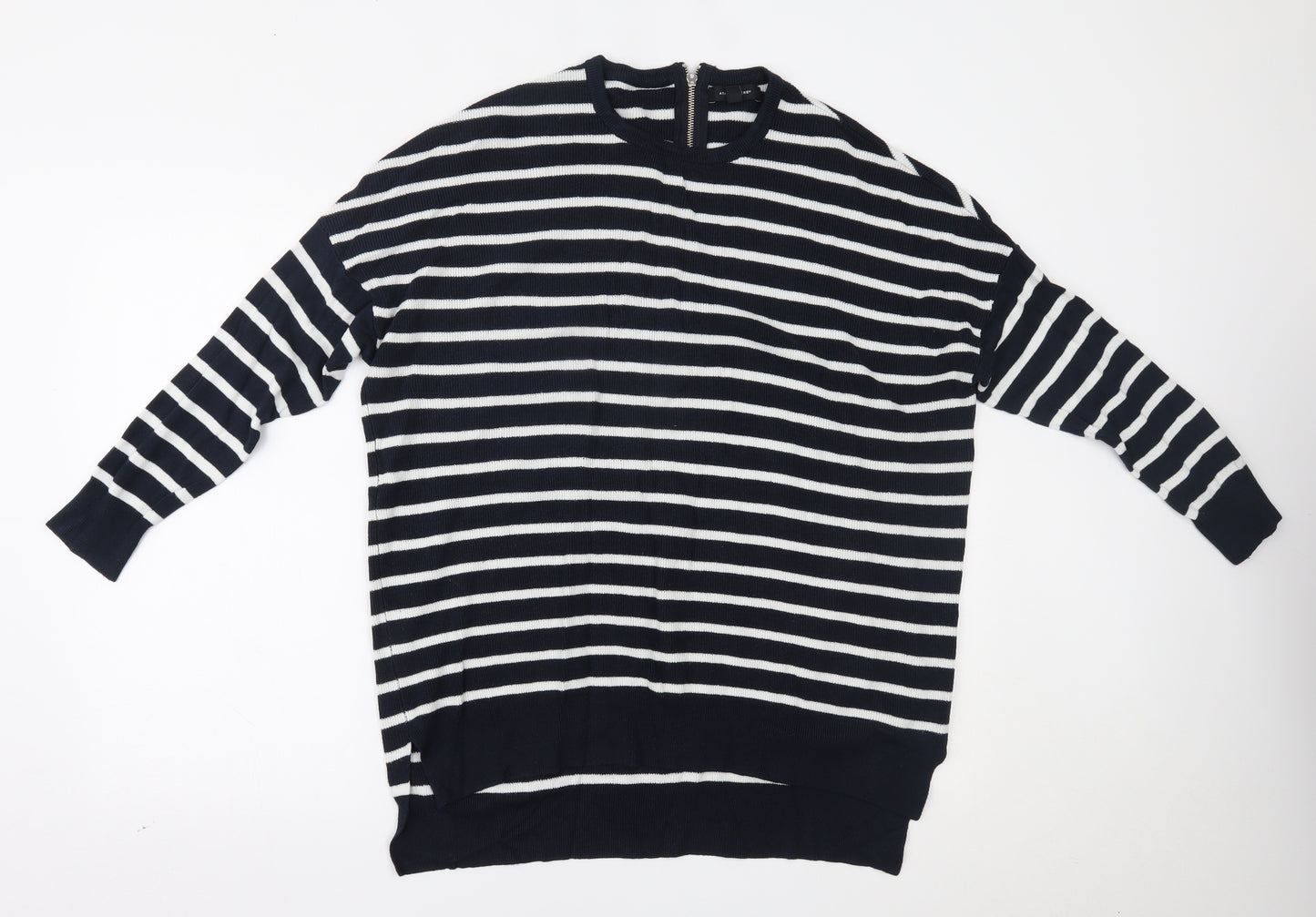 Primark Womens Blue Striped  Pullover Jumper Size XL