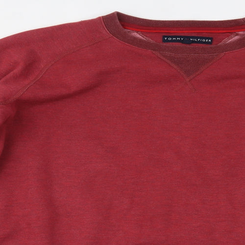 Tommy Hilfiger Mens Red   Pullover Sweatshirt Size L