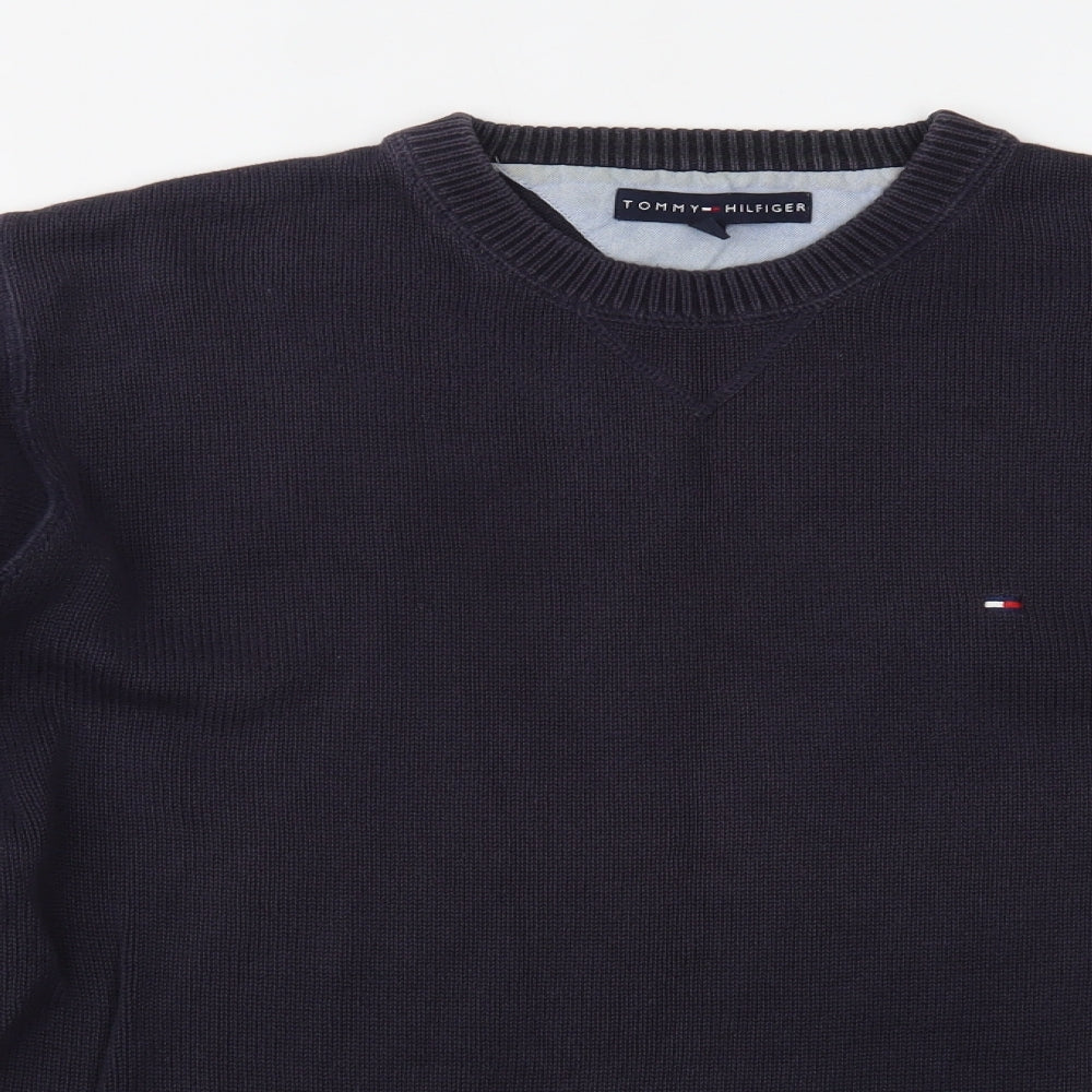 Tommy Hilfiger Mens Blue   Pullover Jumper Size M