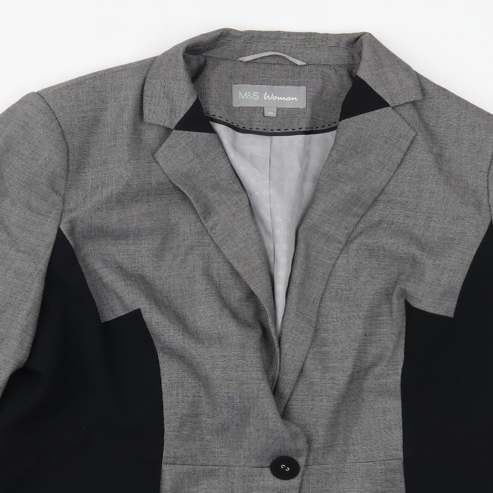 Marks and Spencer Womens Grey   Jacket Blazer Size 20