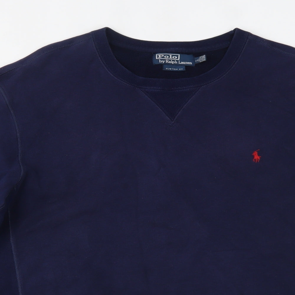 Polo Ralph Lauren Mens Blue   Pullover Sweatshirt Size L