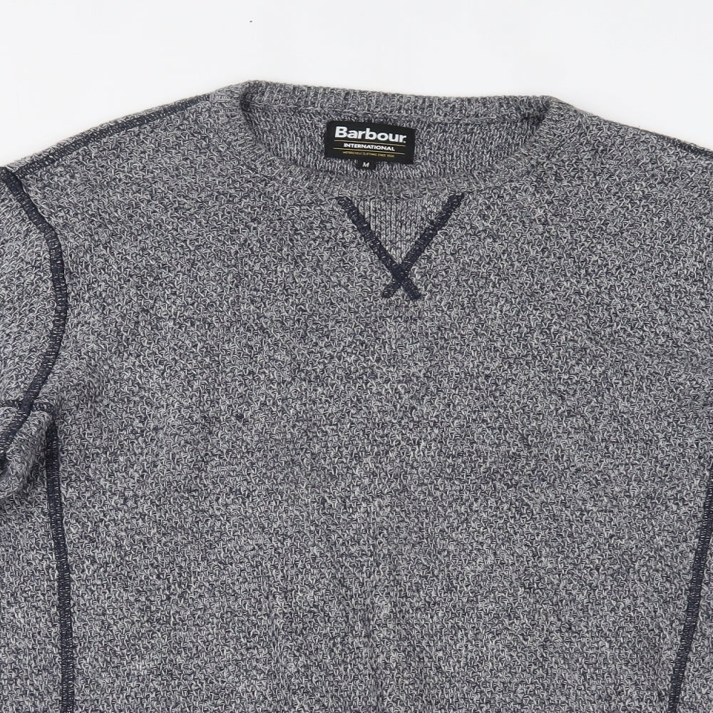 Barbour Mens Grey   Pullover Jumper Size M