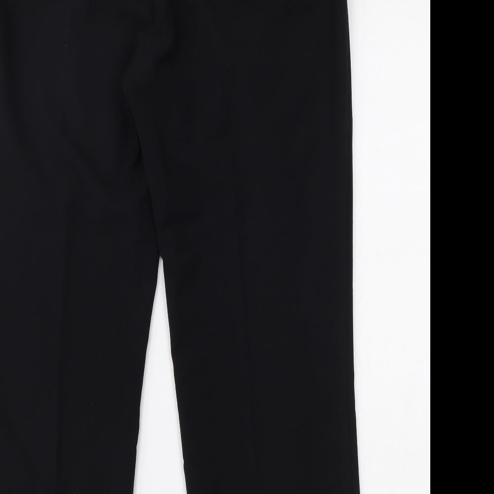 Marks and Spencer Womens Black   Trousers  Size 14 L31 in