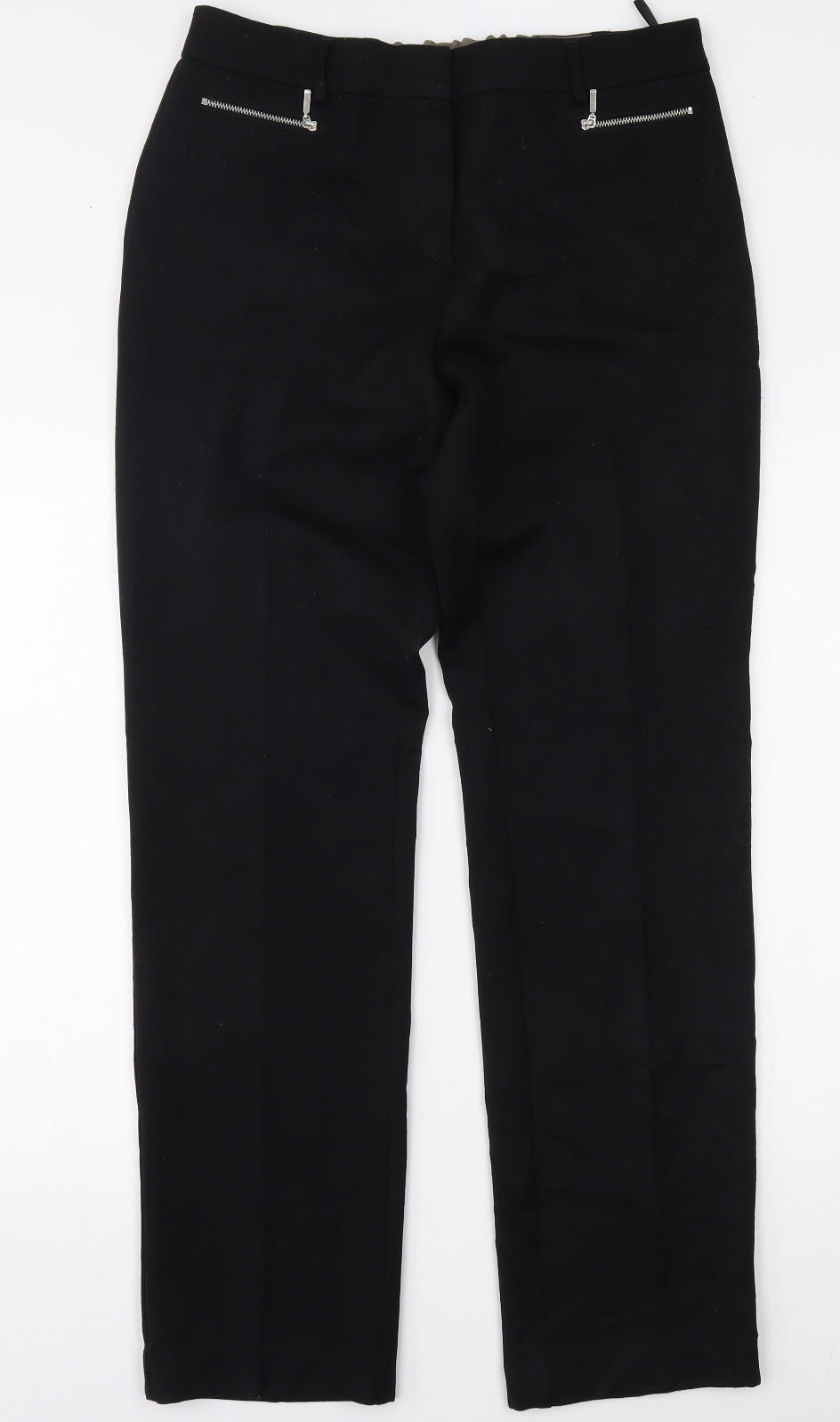 Marks and Spencer Womens Black   Trousers  Size 14 L31 in