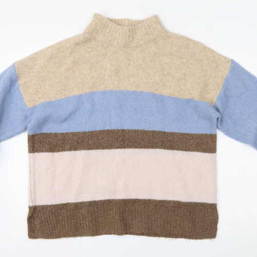 NEXT Womens Multicoloured Striped  Pullover Jumper Size L