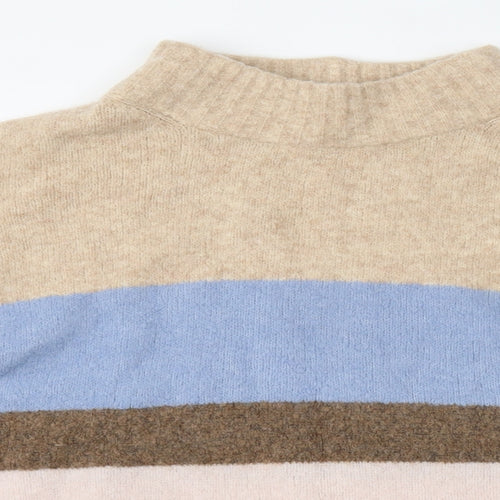 NEXT Womens Multicoloured Striped  Pullover Jumper Size L