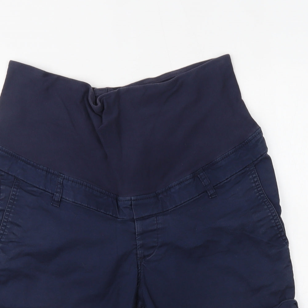 H&M Womens Blue   Chino Shorts Size 12
