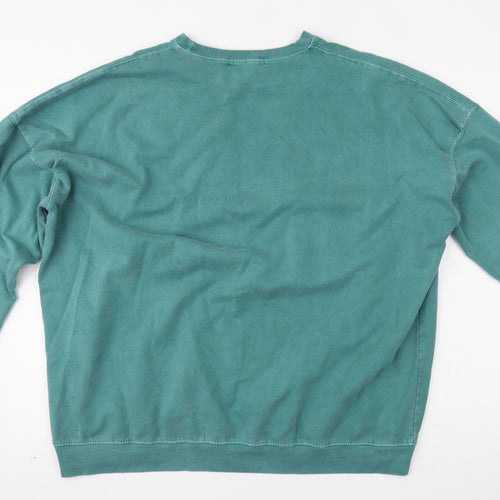 Missguided Womens Green   Pullover Sweatshirt Size 10
