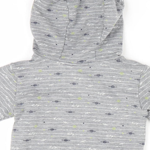 Jarvis Archer Boys Grey Striped  Pullover Jumper Size 9-12 Months  - Hoodie