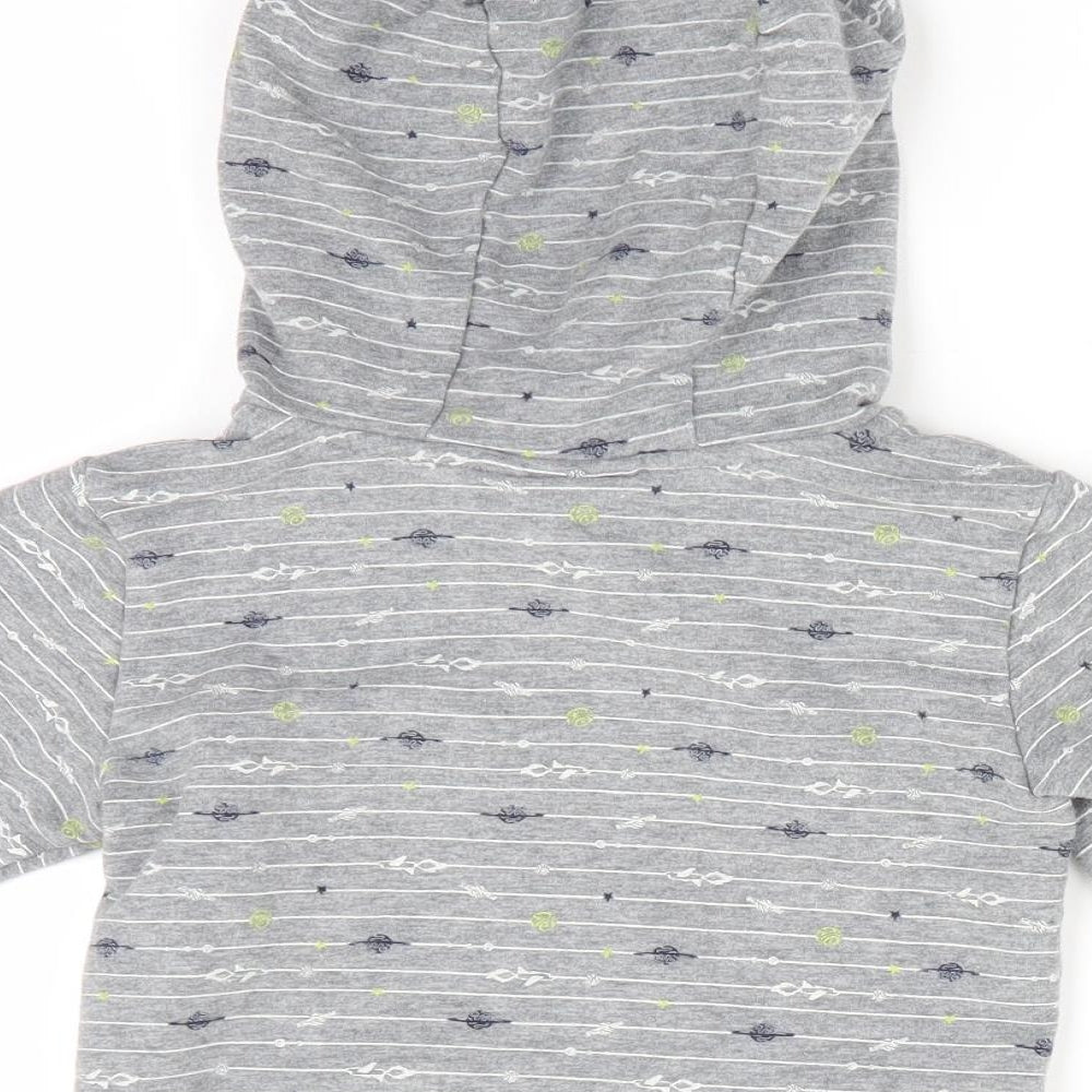 Jarvis Archer Boys Grey Striped  Pullover Jumper Size 9-12 Months  - Hoodie