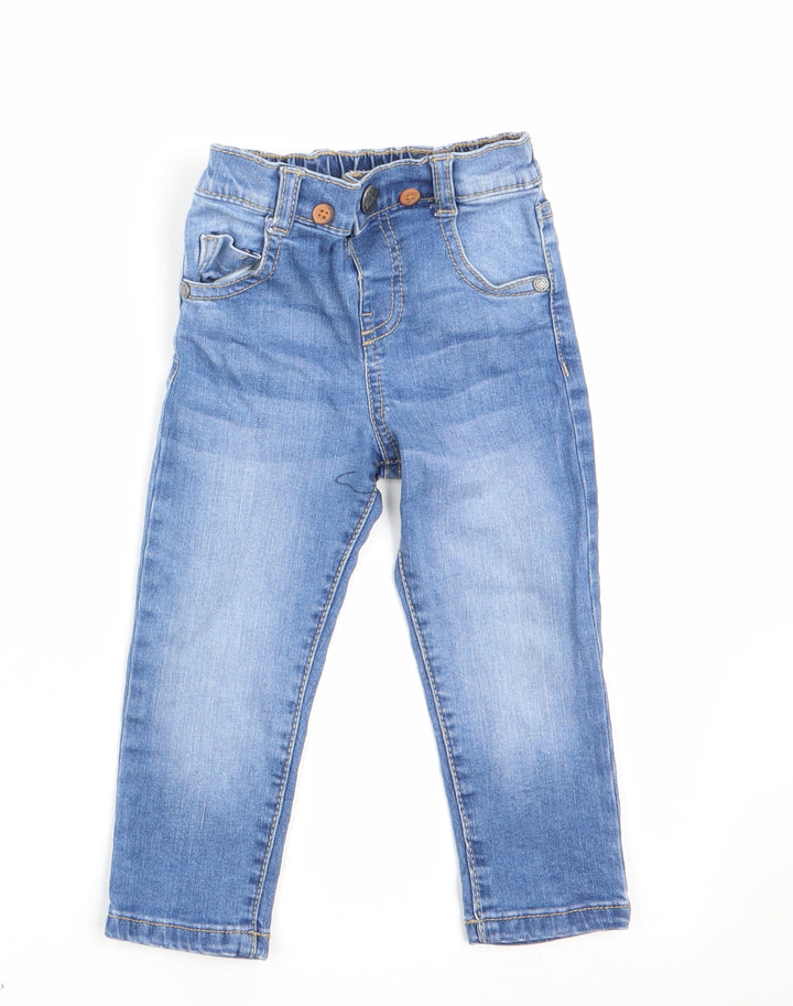 Florence and Fred Boys Blue    Jeans Size 9-12 Months  - Straight leg