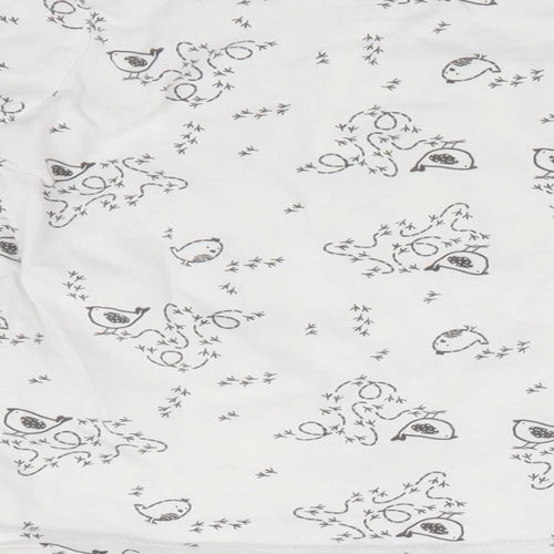 Lupilu Baby White Animal Print  Basic Casual Size 12-18 Months  - Bird print