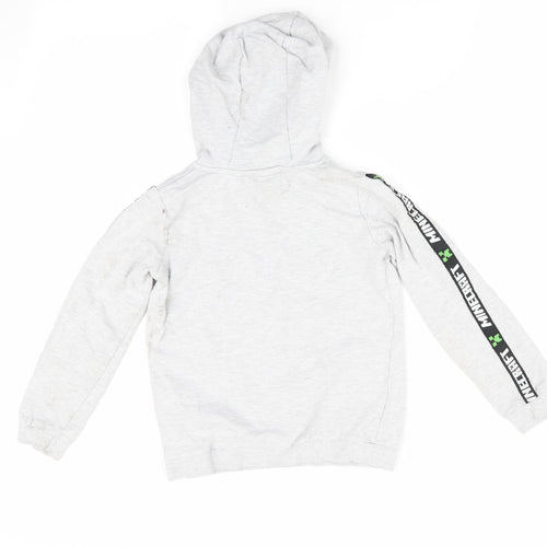 Mojang Boys Grey   Pullover Hoodie   - Minecraft