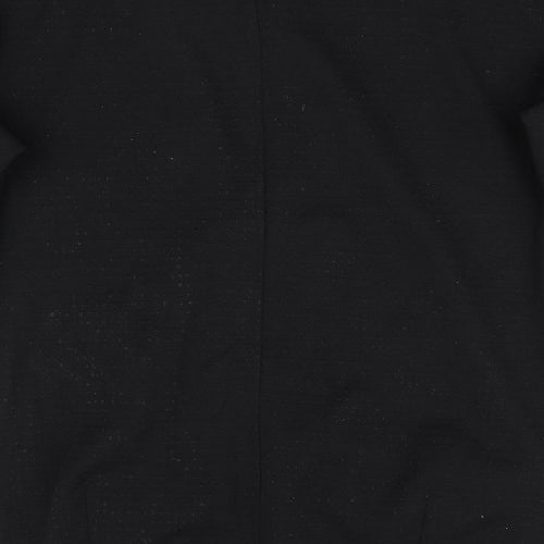 Marks and Spencer Womens Blue Geometric  Parka Coat Size 10