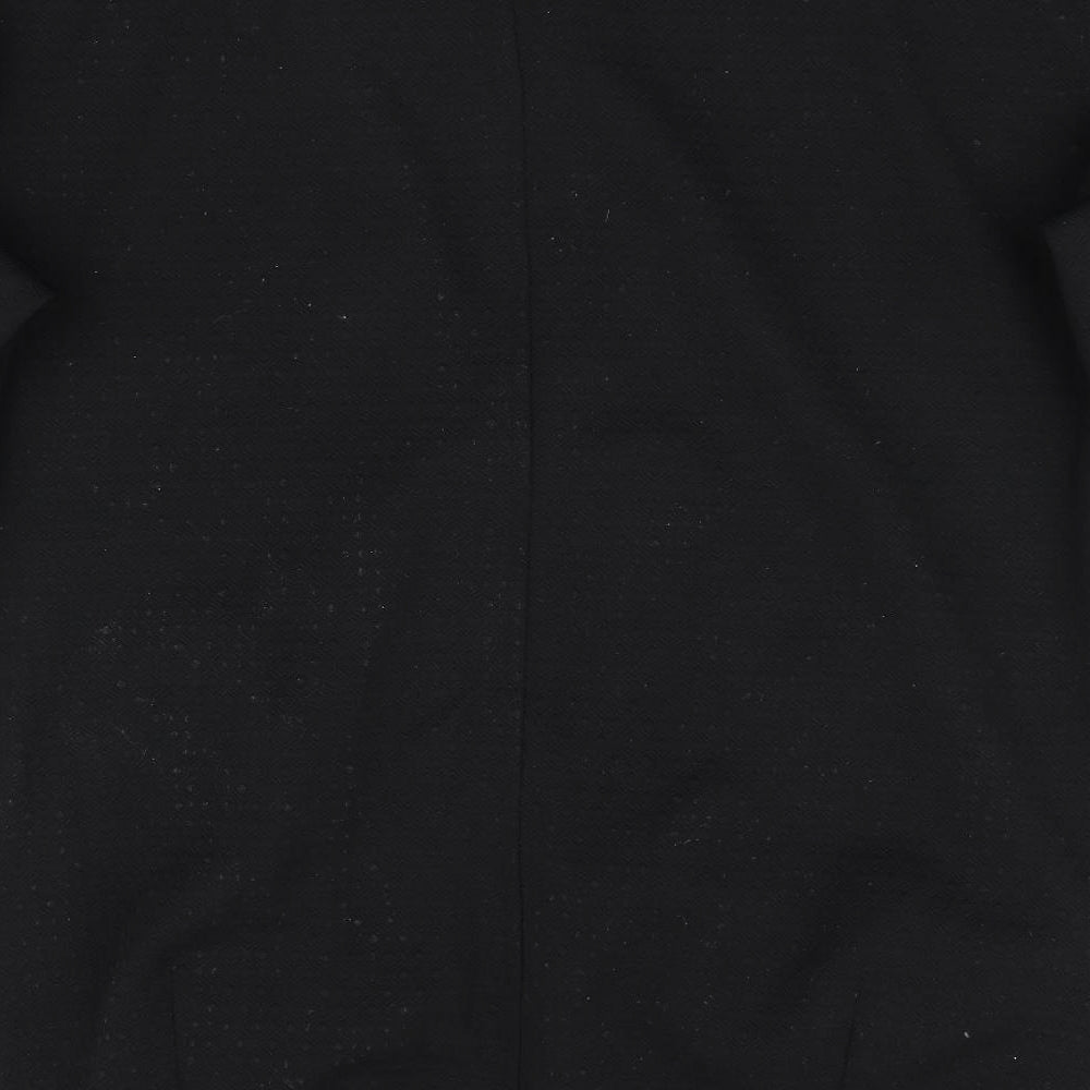 Marks and Spencer Womens Blue Geometric  Parka Coat Size 10