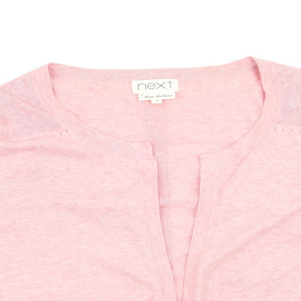 NEXT Womens Pink   Cardigan Jumper Size 18